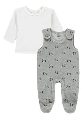 Kanz® Baby Nicky Strampler mit Shirt Pandas