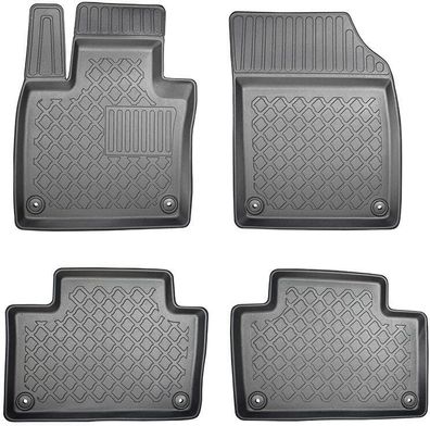 Fußmatten Set schwarz für Mitsubishi Grandis 6 und 7 Sitzer Bj 04/04-01/11