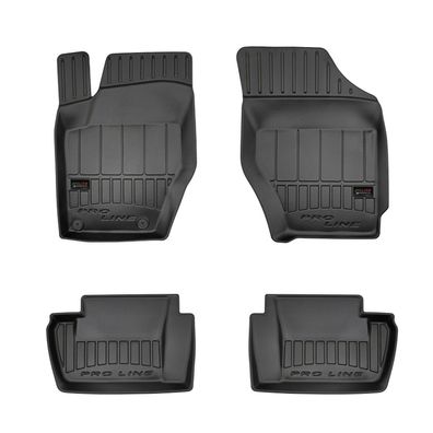 4-teilige Fußmatte 3D TPE für Citroen C4 I Bj. 2004-2010