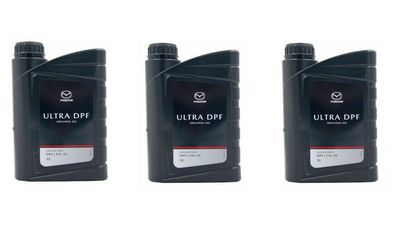3 x 1L (3 Liter) Motoröl für MAZDA Original OIL Ultra DPF 5W-30 Dexelia