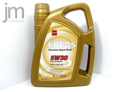 4L (4 Liter) ENEOS Premium HYPER MULTI 5W-30 5W30 Motoröl Vollsynthetisch Öl OK