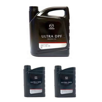 5L + 1L + 1L (7 Liter) Motoröl für MAZDA Original OIL Ultra DPF 5W-30 Dexelia