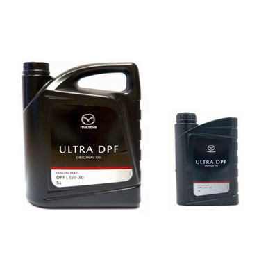5L + 1L (6 Liter) Motoröl für MAZDA Original OIL Ultra DPF 5W-30 Dexelia