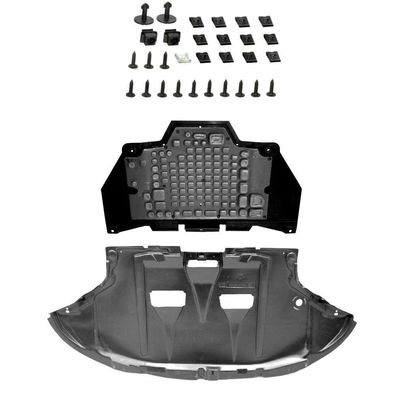 Unterfahrschutz + Getriebeschutz mit Einbausatz Clips passend für AUDI A4 00-07