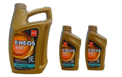 1L + 1L + 4L (6 Liter) ENEOS Premium ULTRA 5W-30 5W30 Motoröl Vollsynthetisch OK