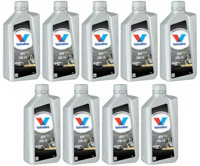 9L Valvoline ATF PRO 236.14 Flüssigkeit für Automatikgetriebe nur für Mercedes