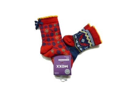 MEXX - Baby 2er-Pack Socken pompeian red für Mädchen