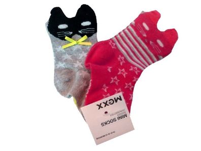 MEXX - Baby 2er-Pack Socken rocket melange für Mädchen