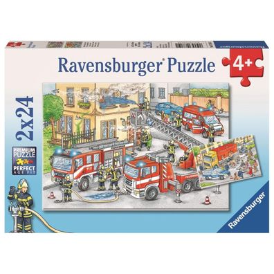 Ravensburger Kinder-Puzzle 2 x 24 Teile Helden im Einsatz