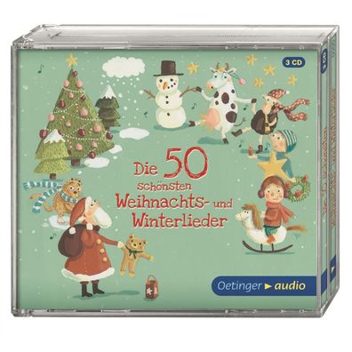 Kinder-CD Die 50 schönsten Weihnachts- und Winterlieder (3 CDs)