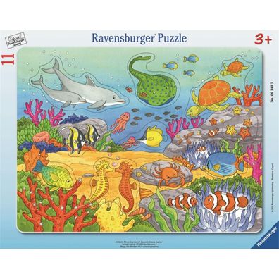 Ravensburger Rahmenpuzzle 11 Teile Fröhliche Meeresbewohner