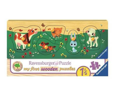 Ravensburger Mein erstes Holzpuzzle Liebste Tierfreunde