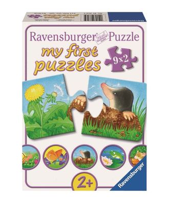 Ravensburger my first puzzles 9 x 2 Teile Puzzle Tiere im Garten