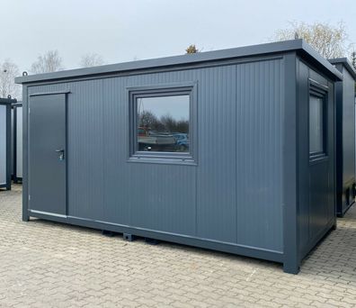 Neuer Bürocontainer Wohncontainer Büro Gartenhaus -auch mit WC / Toilette möglich