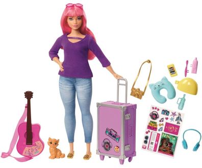 Mattel Dreamhouse Barbie Reise Puppe Daisy mit Zubehör