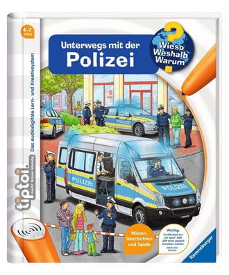 Ravensburger tiptoi® Buch Wieso Weshalb Warum? Unterwegs mit der Polizei
