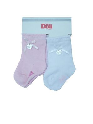 Döll - Kinder Mädchen 2er Pack Socken rose/ weiß