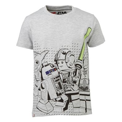 Lego Wear Jungen T-Shirt Star Wars grey melange Gr. 104 - 152