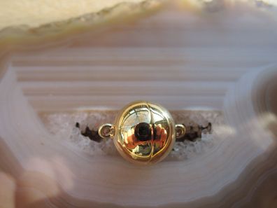 Magnetschliesse Gold Magnetverschluss Langer Kette Armband Collier Schmuck