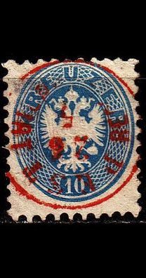Österreich Austria [1863] MiNr 0033 ( O/ used ) [01] O-rot