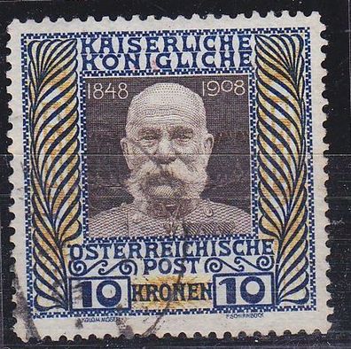 Österreich Austria [1908] MiNr 0156 z ( O/ used ) [01]