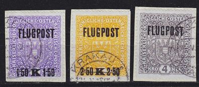 Österreich Austria [1917] MiNr 0225-27 xIA ( O/ used ) [01]