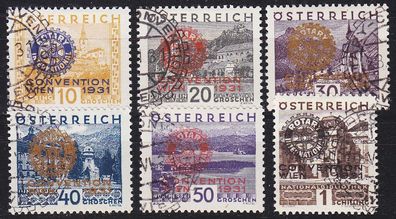 Österreich Austria [1931] MiNr 0518-23 ( Sonder-O )