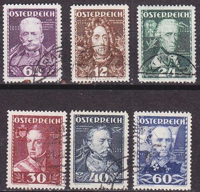 Österreich Austria [1935] MiNr 0617-22 ( O/ used )