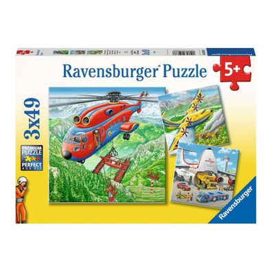 Ravensburger Kinder Puzzle 3 x 49 Teile Über den Wolken