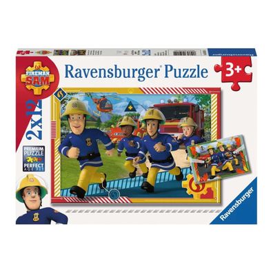 Ravensburger Kinder Puzzle 2 x 12 Teile Sam und sein Team