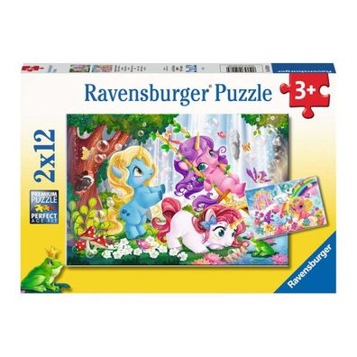 Ravensburger Kinder Puzzle 2 x 12 Teile Magische Einhornwelt