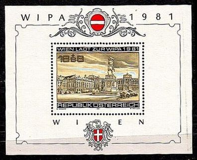 Österreich Austria [1981] MiNr 1665 Block 5 ( * * / mnh ) Architektur