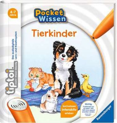 Ravensburger tiptoi® Buch Pocket Wissen Tierkinder