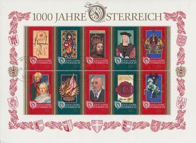 Österreich Austria [1997] MiNr 2195-04 Block 12 ( O/ used ) [A15]