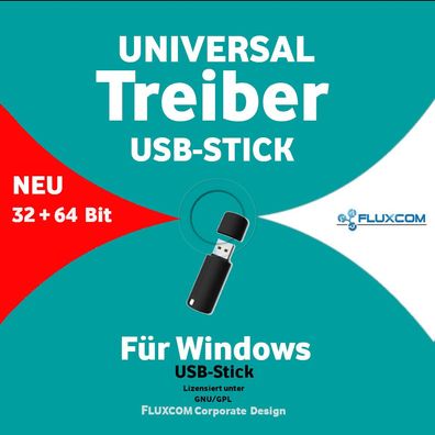 Universal Treiber USB-Stick Windows 7 / 8 / 10 / XP Vista (32 & 64Bit) 4GB
