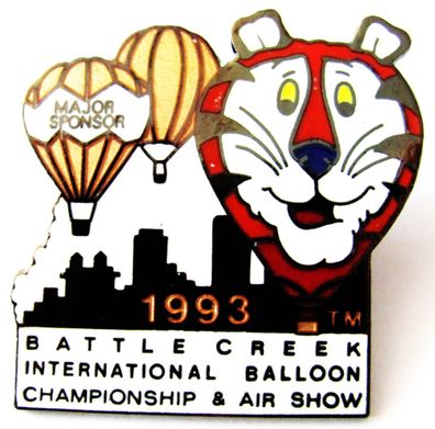 Battle Creek - International Balloon Championship & Air Show 1993 - Pin 37 x 34 mm