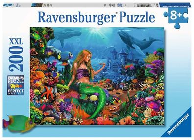 Ravensburger 12987 Die Meereskönigin Puzzle 200 Teile XXL Unterwasser