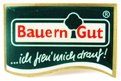 Bauern Gut - ... ich freu´ mich drauf - Pin 23 x 15 mm