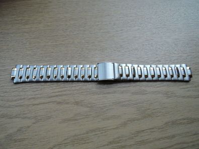 Uhrenarmband Ersatzband Edelstahl bicolor 11mm b294