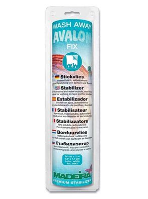 Madeira Avalon Fix wasserlösliche Stickfolie selbstklebend