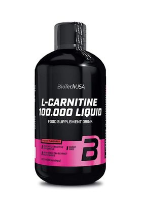 L-Carnitin Liquid 100.000 von BioTech USA Hoch Dosiert für Diät