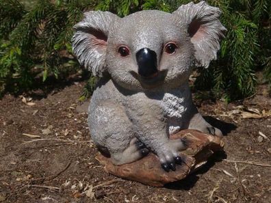 Koala Bär Figur Deko Figur lebensecht Australien Gartenfigur NEU (Gr. Mittel)
