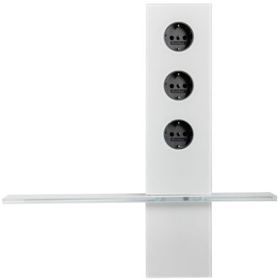 Küchensteckdose Power Turm Plus mit USB, 3-fach Kombisteckdose Küche