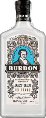John William Burdon Dry Gin Original 0,7l