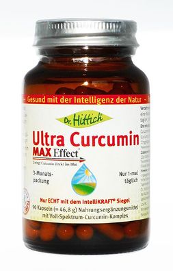Dr. Hittich Ultra Curcumin, 1/2/4x 90 Kapseln, bis 7x bioverfügbarer