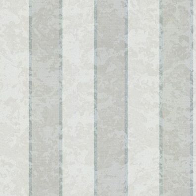 Vlies Streifentapete Textil Optik meliert silber grau weiß Italy