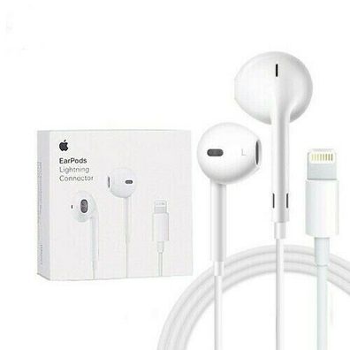 Original für Apple EarPods Kopfhöer Lightning Headset iPhone 5,6,7,8, X,11,12 NEU