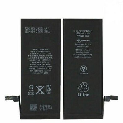Ersatz Akku Batterie für Original Apple iPhone 6 1810 mAh Accu Battery NEU 2019