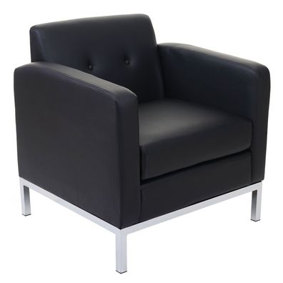 Sessel HWC-C19, Modular-Sofa mit Armlehnen, erweiterbar Kunstleder