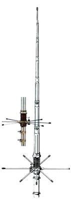 SIRIO 827 - CB Antenne 5/8 mit Radials - Aluminium Feststationsantenne